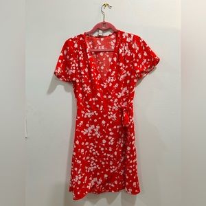 J. Crew spring wrap dress